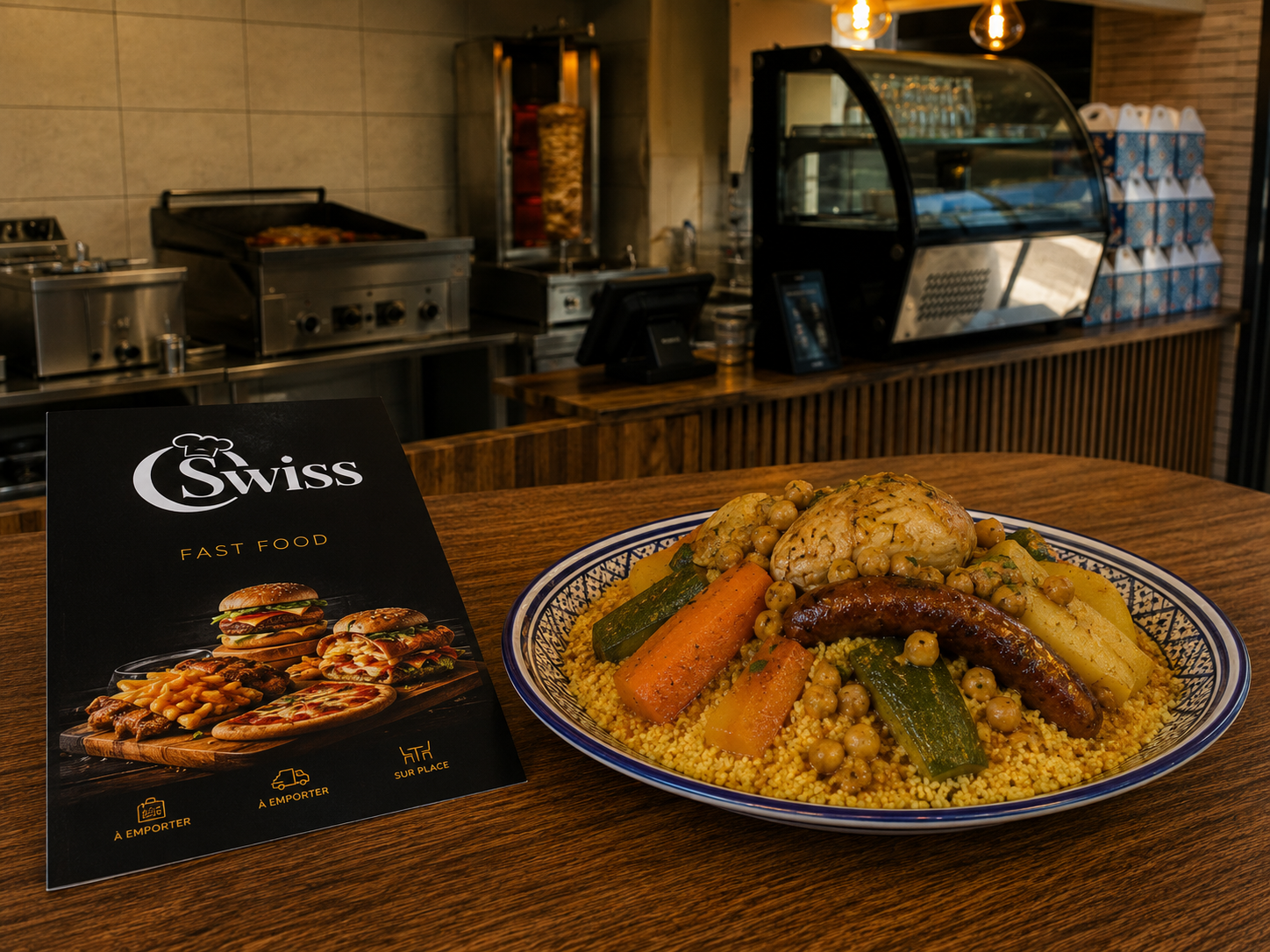 COUSCOUS — spécialité O'Swiss Saint-Chamond