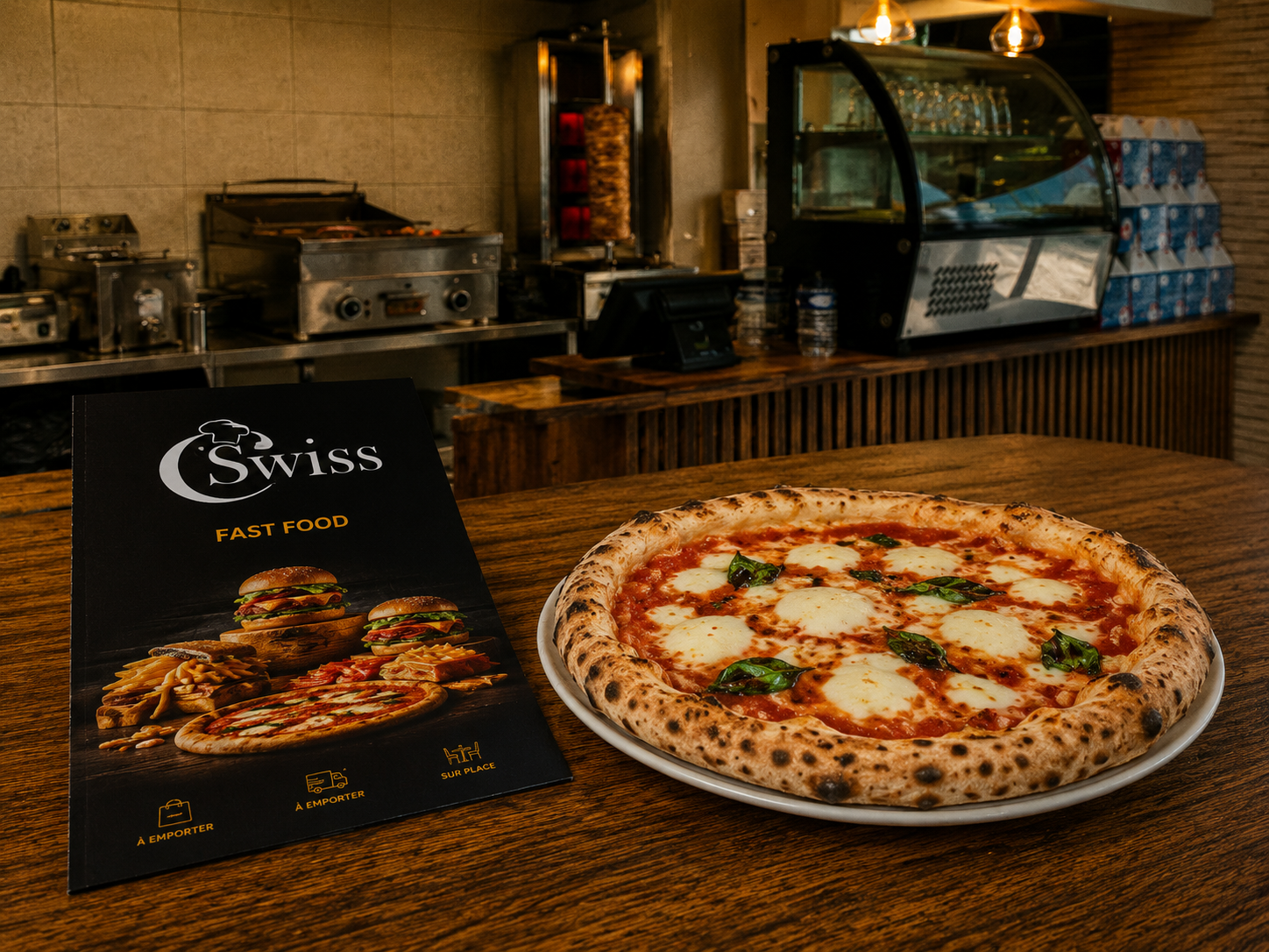 PIZZAS — spécialité O'Swiss Saint-Chamond