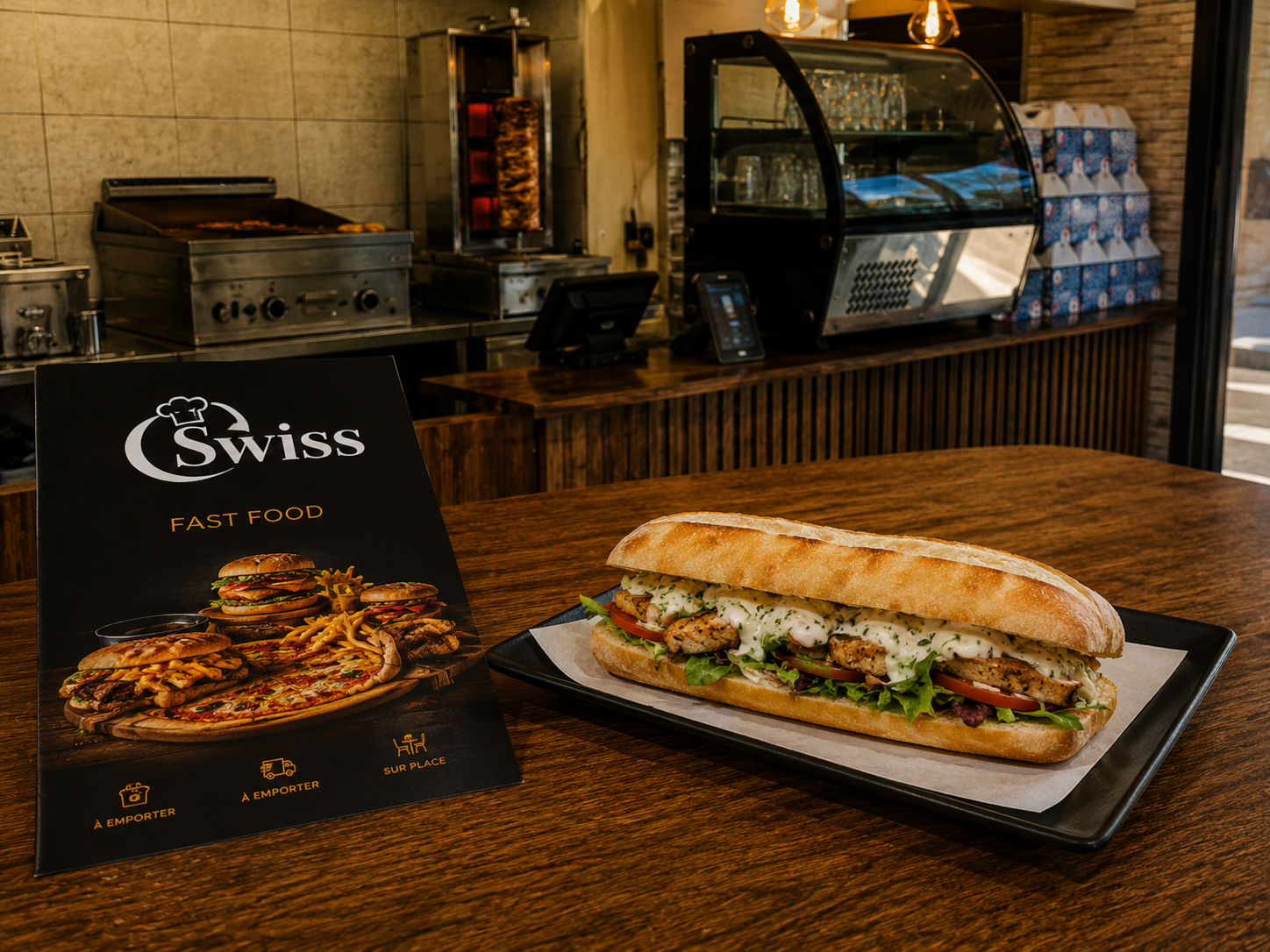 SANDWICHS — spécialité O'Swiss Saint-Chamond